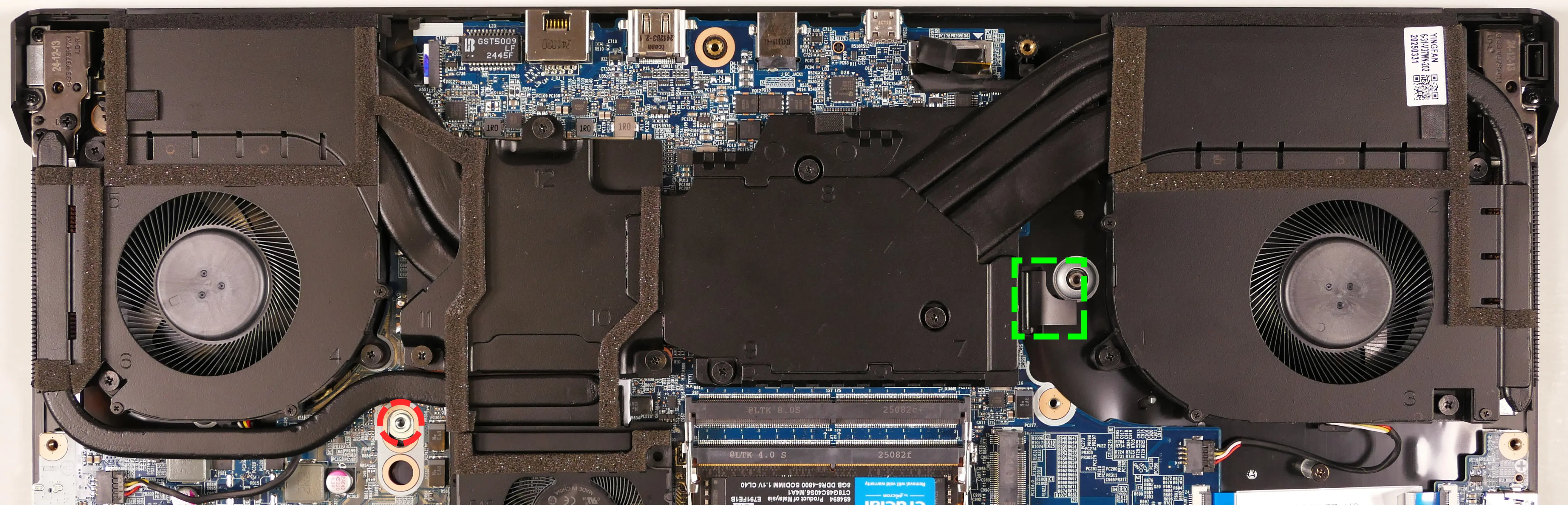 Keyboard adhesive access point & push point (17")