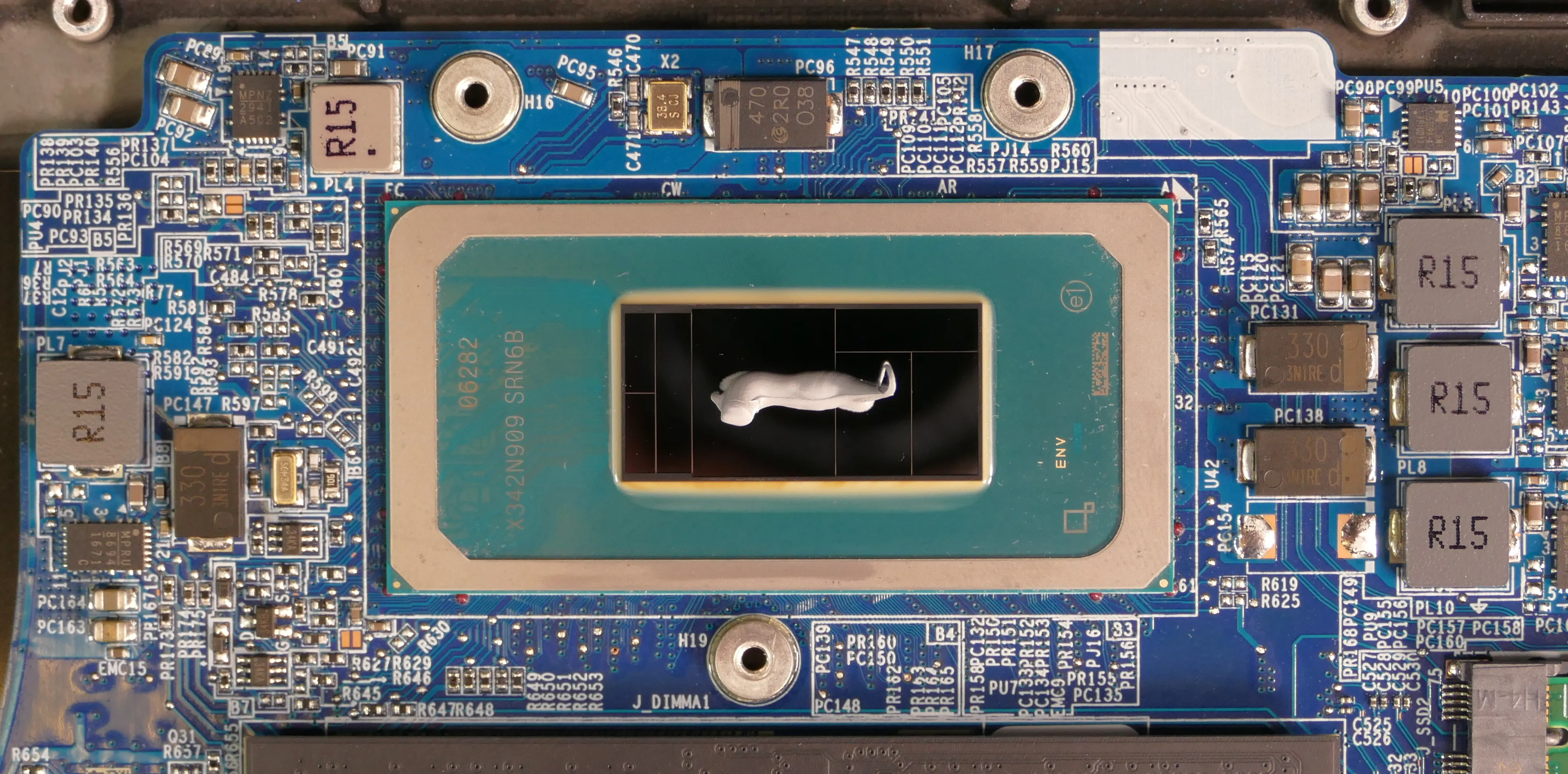 Thermal paste application