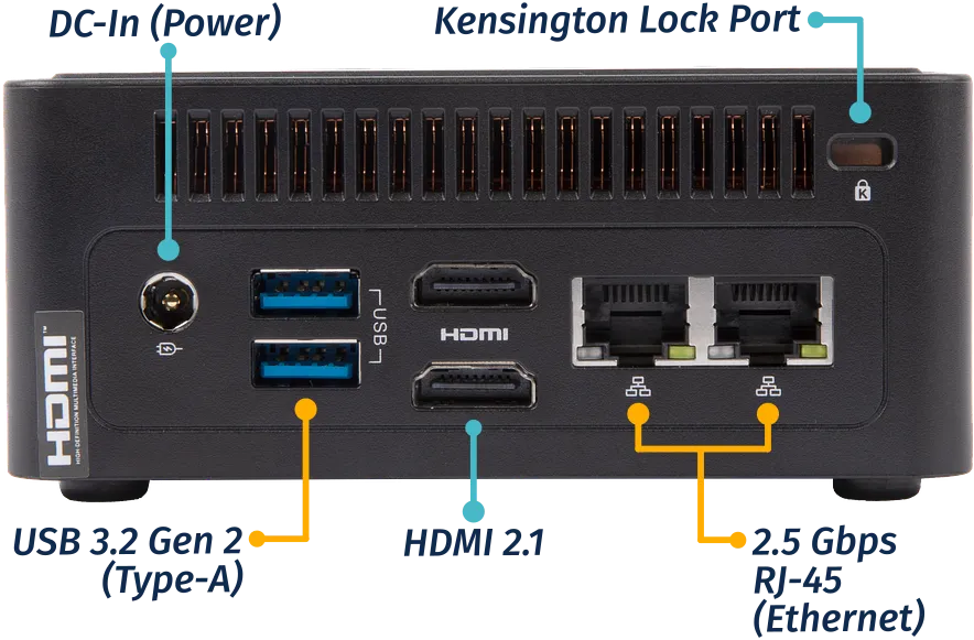 Back ports