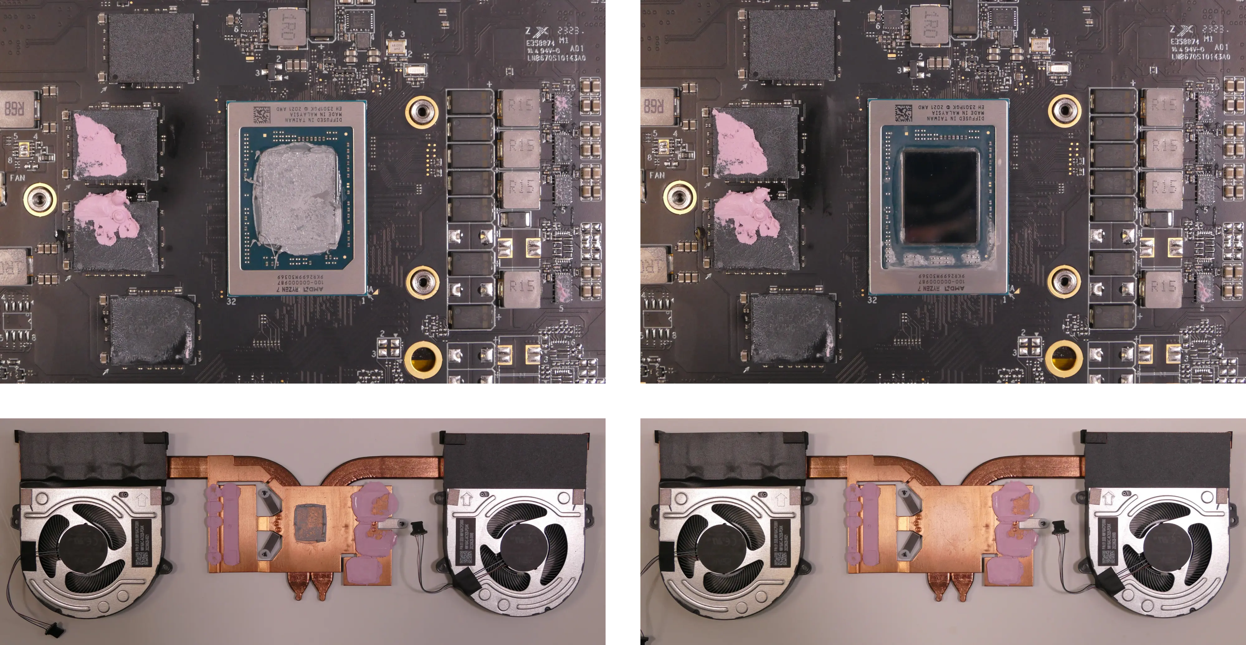 Thermal paste removal