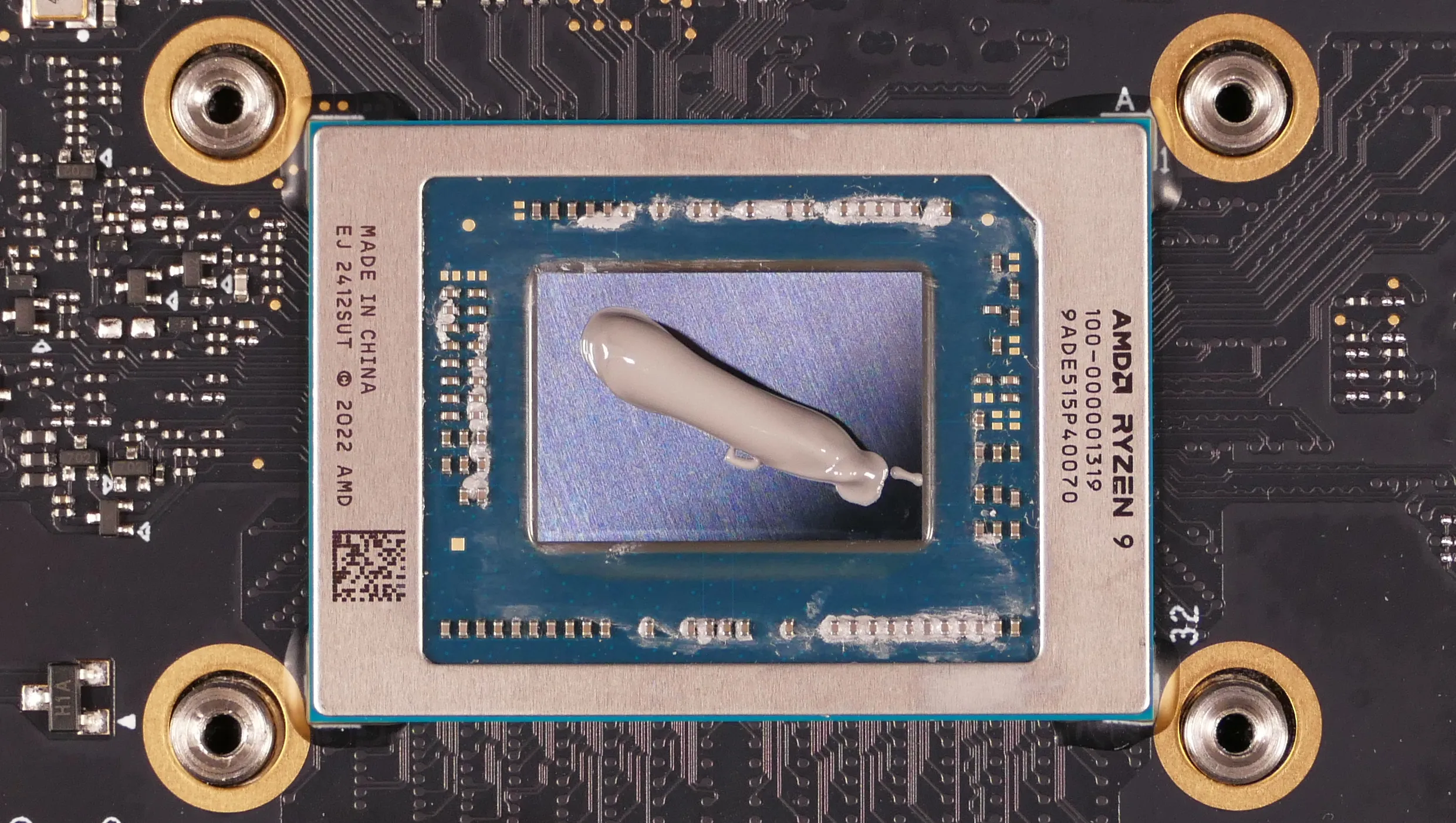 Thermal paste application