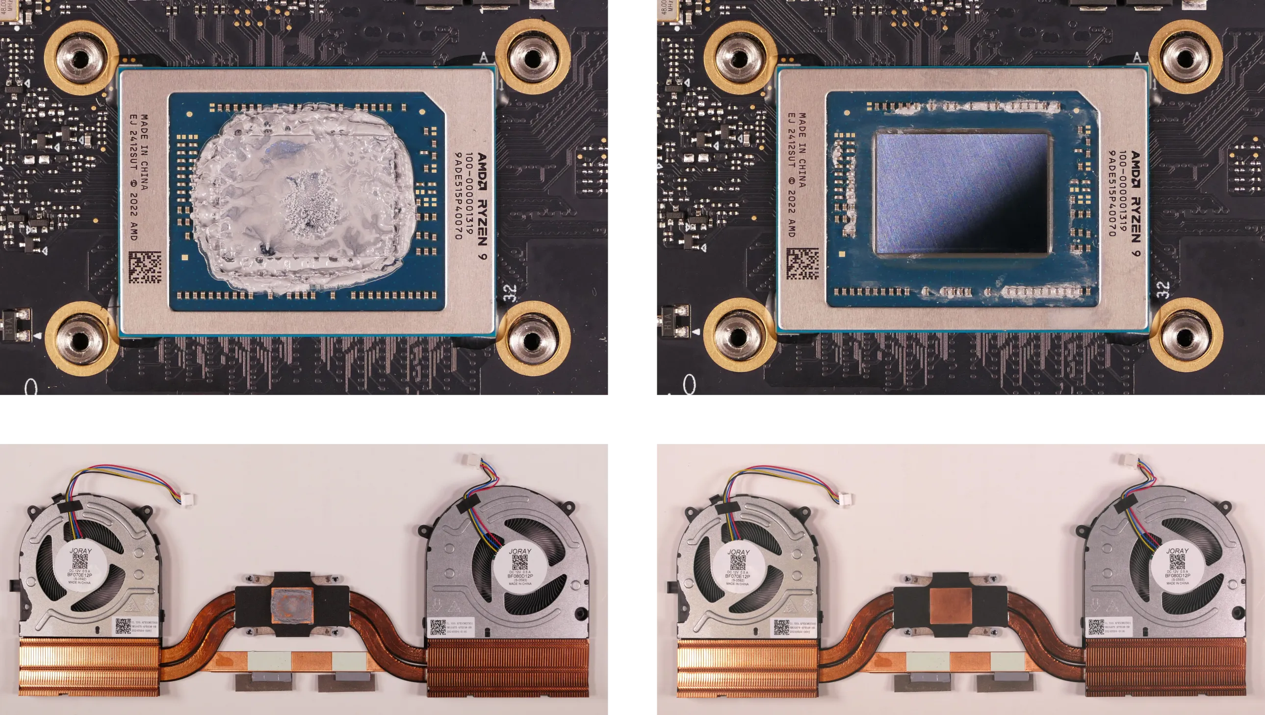 Thermal paste removal