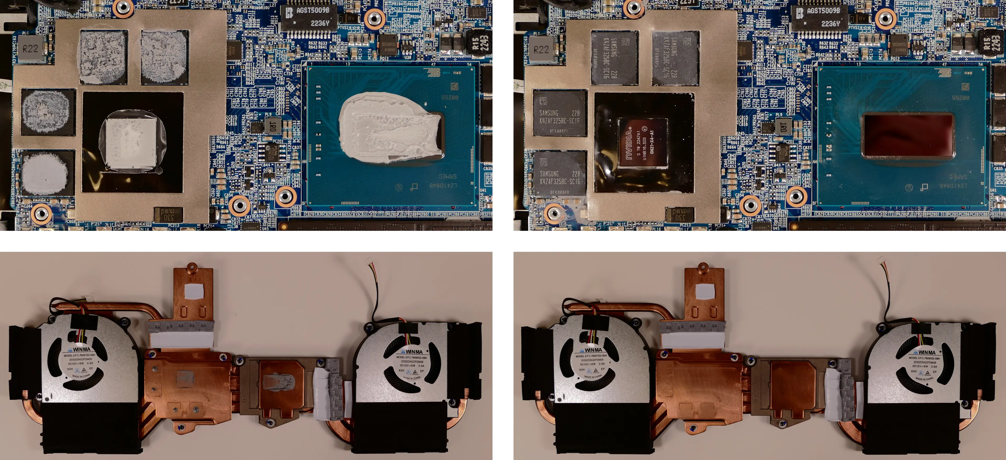 Thermal paste removal