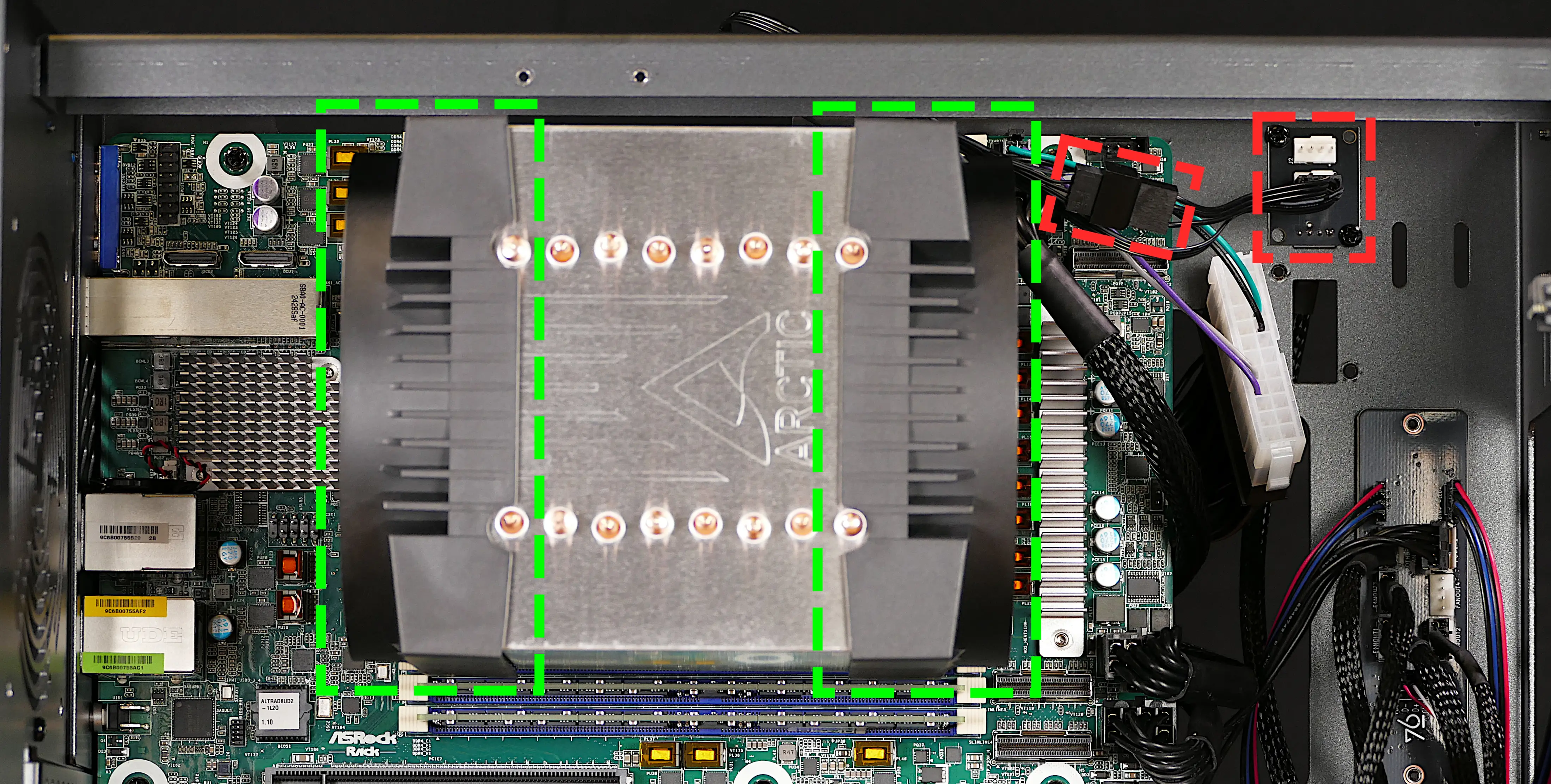 CPU heatsink fans & connectors