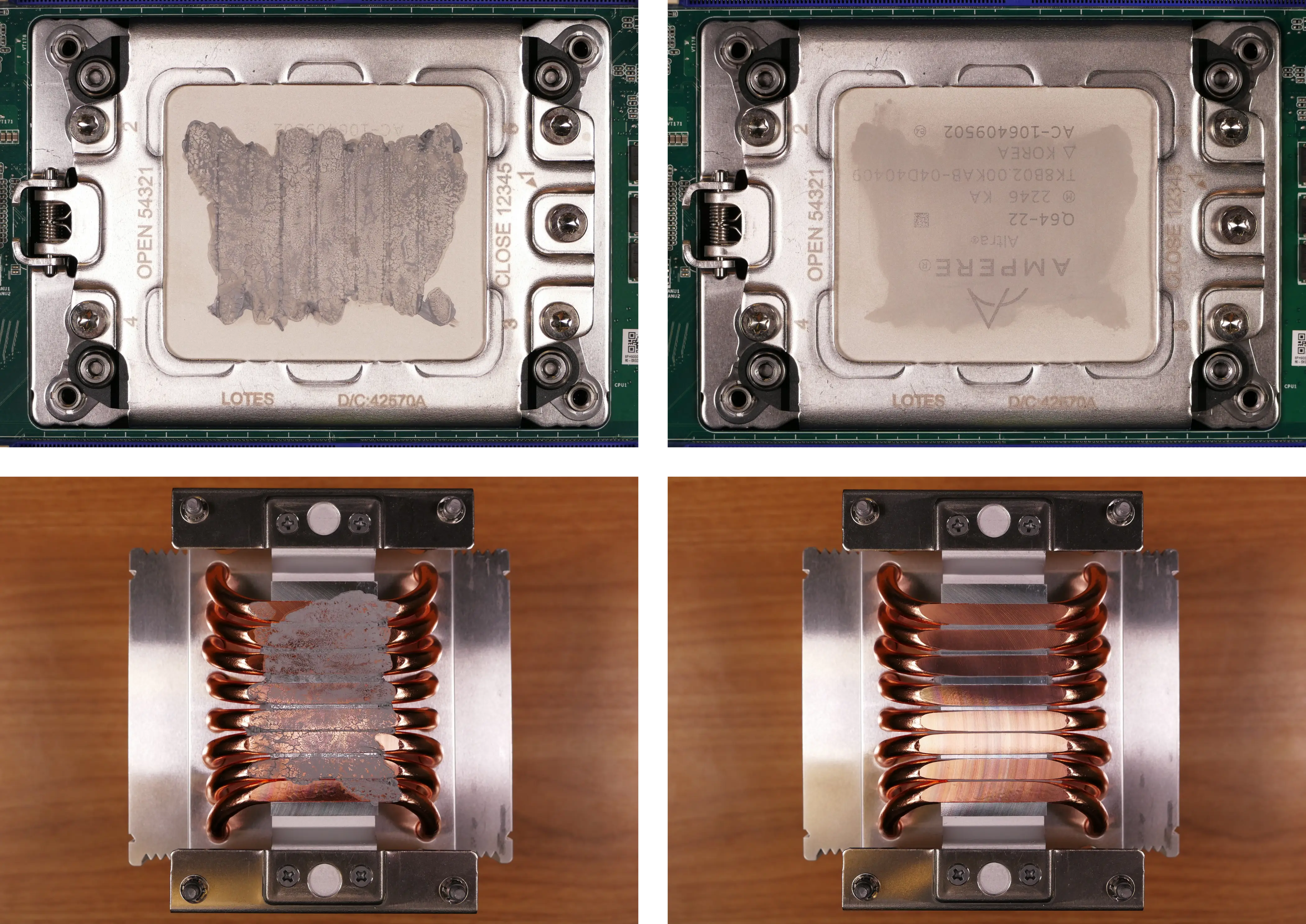 Thermal paste removal