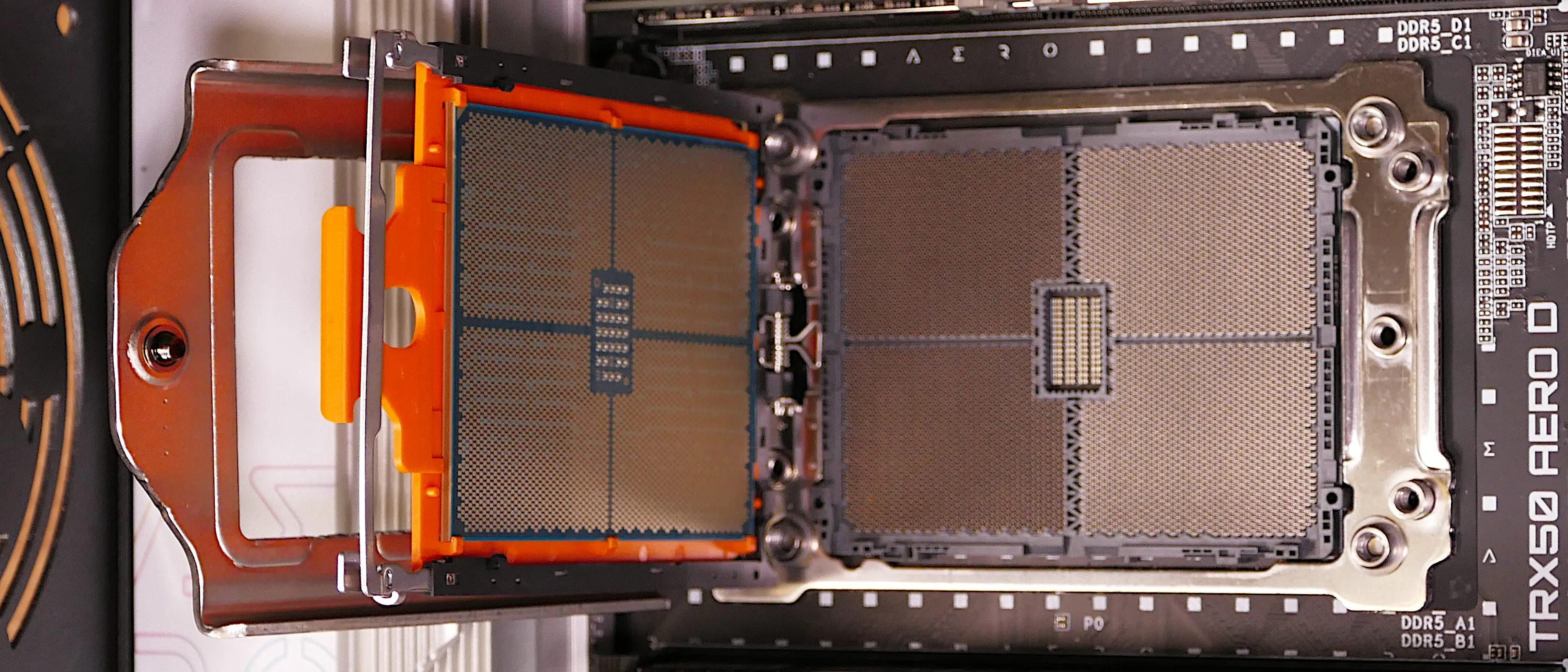 CPU carrier frame (raised)