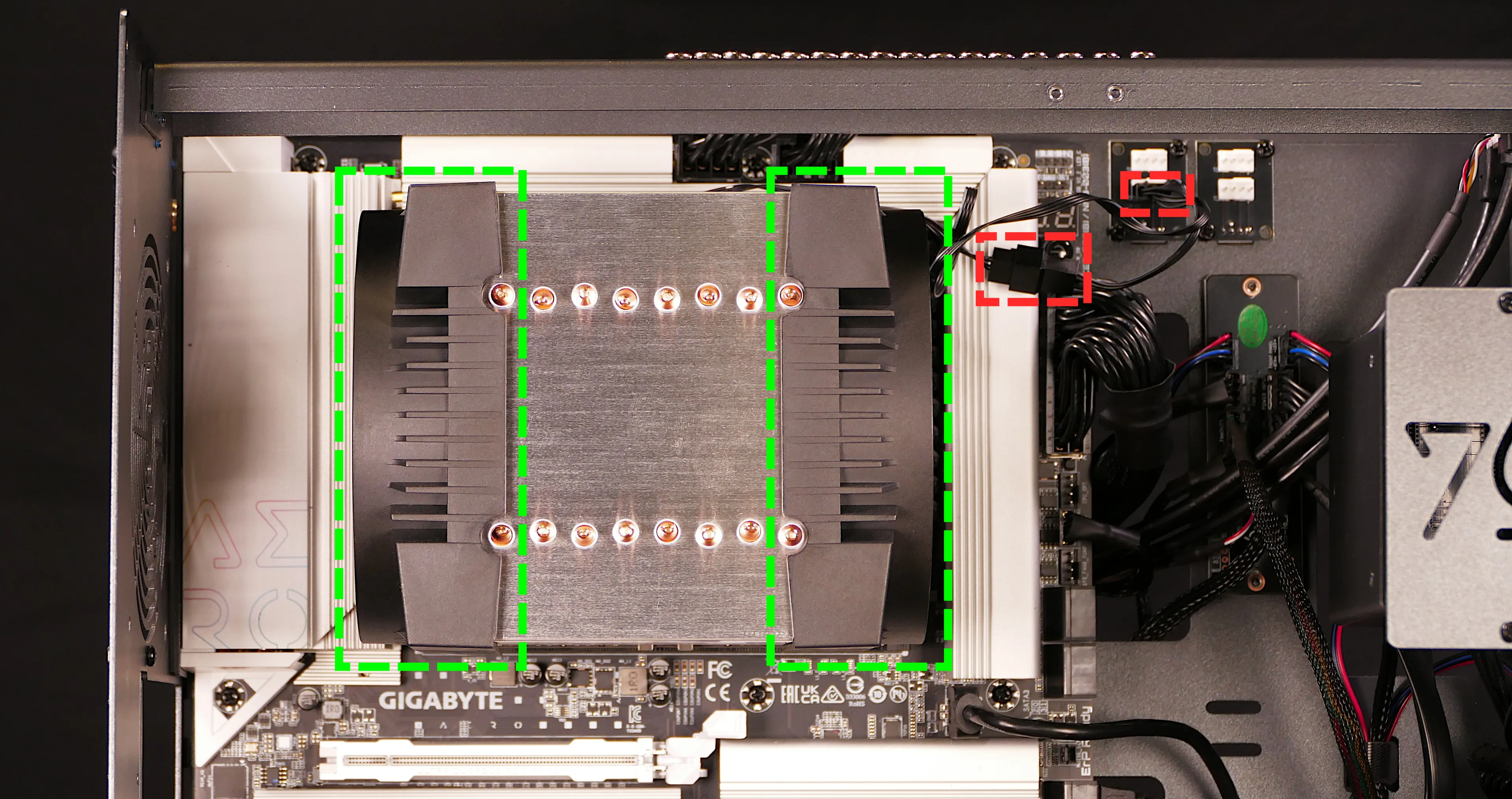 CPU heatsink fans & connectors