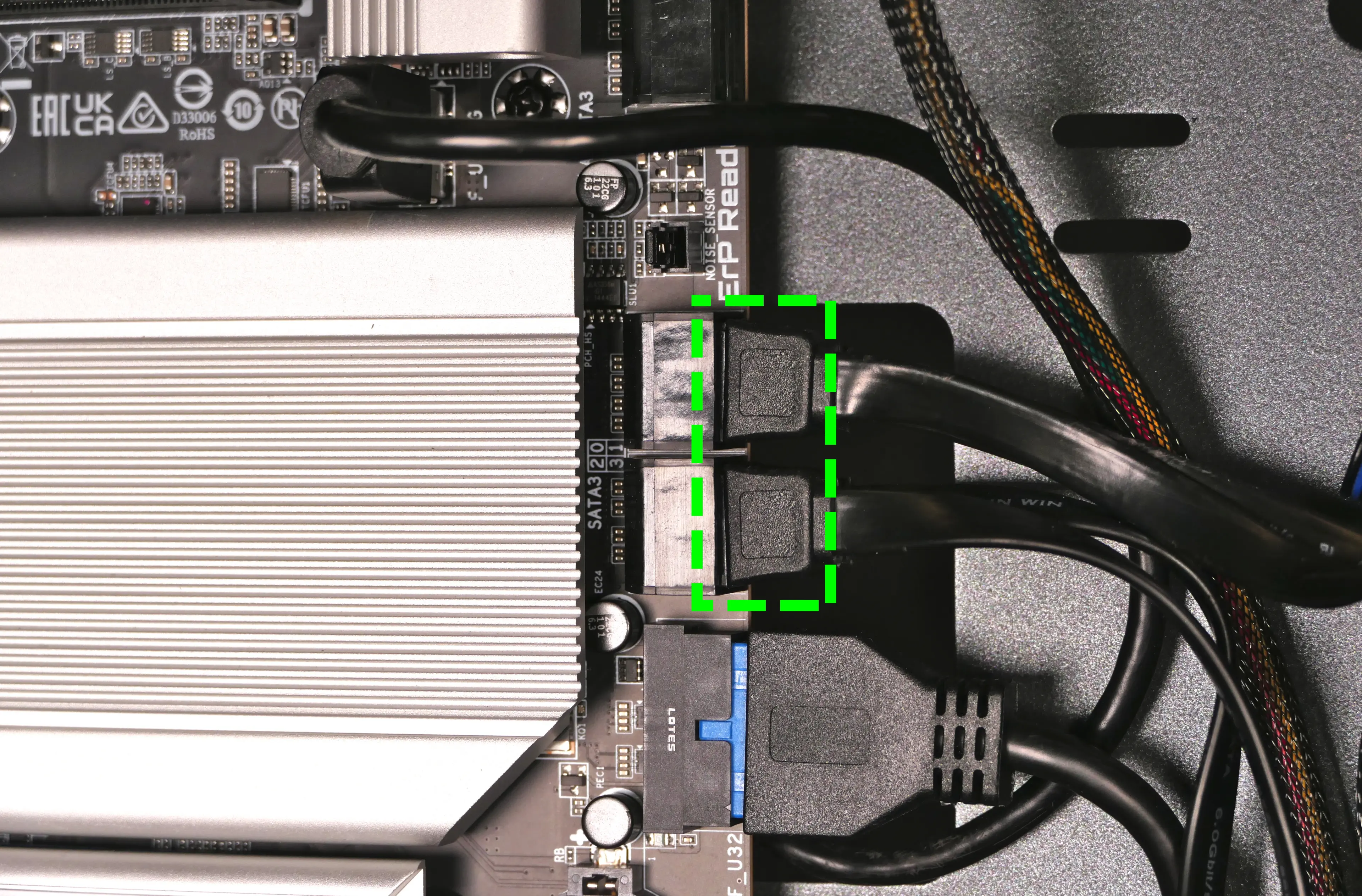 Motherboard SATA ports