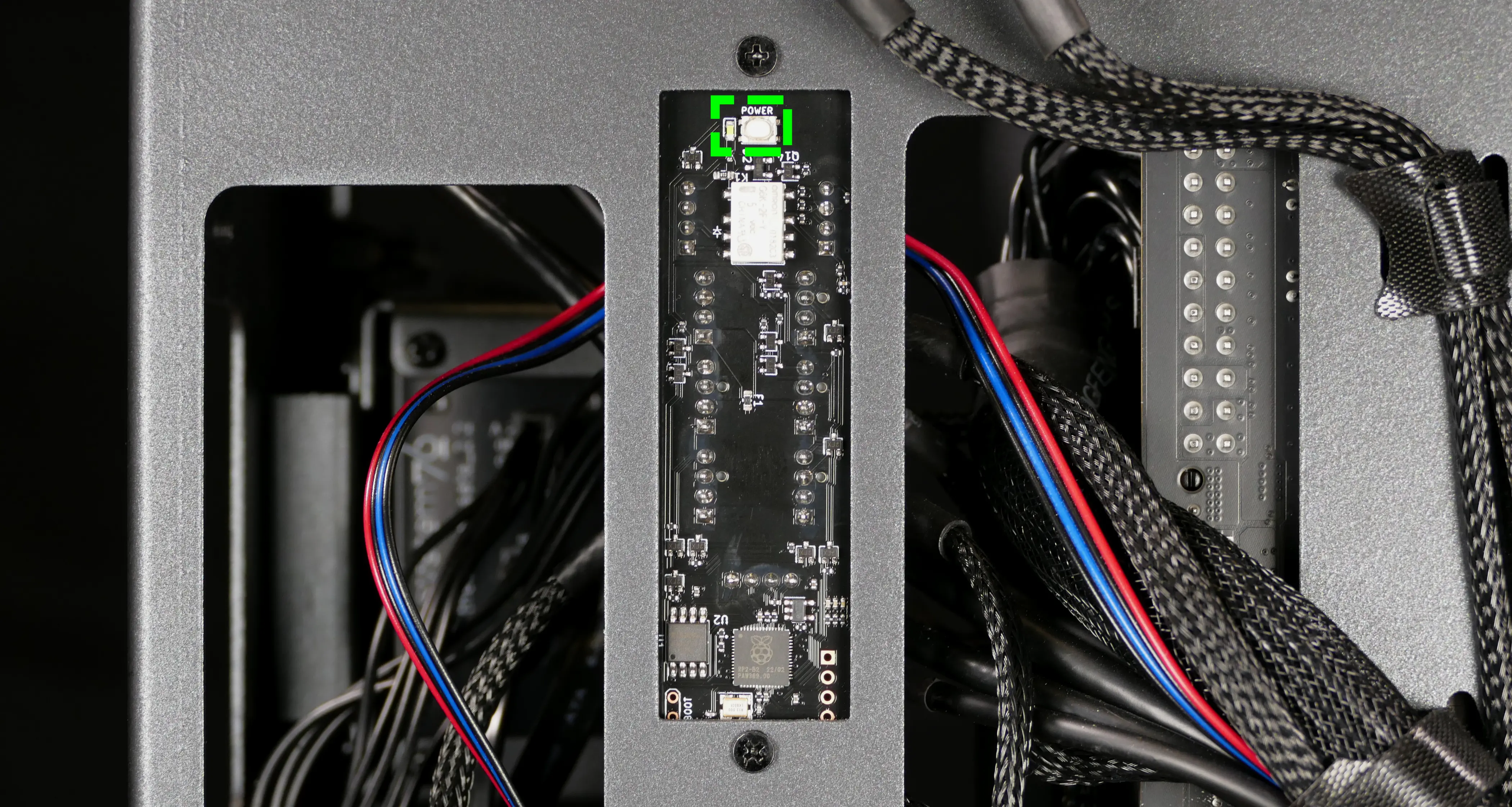 Internal power button