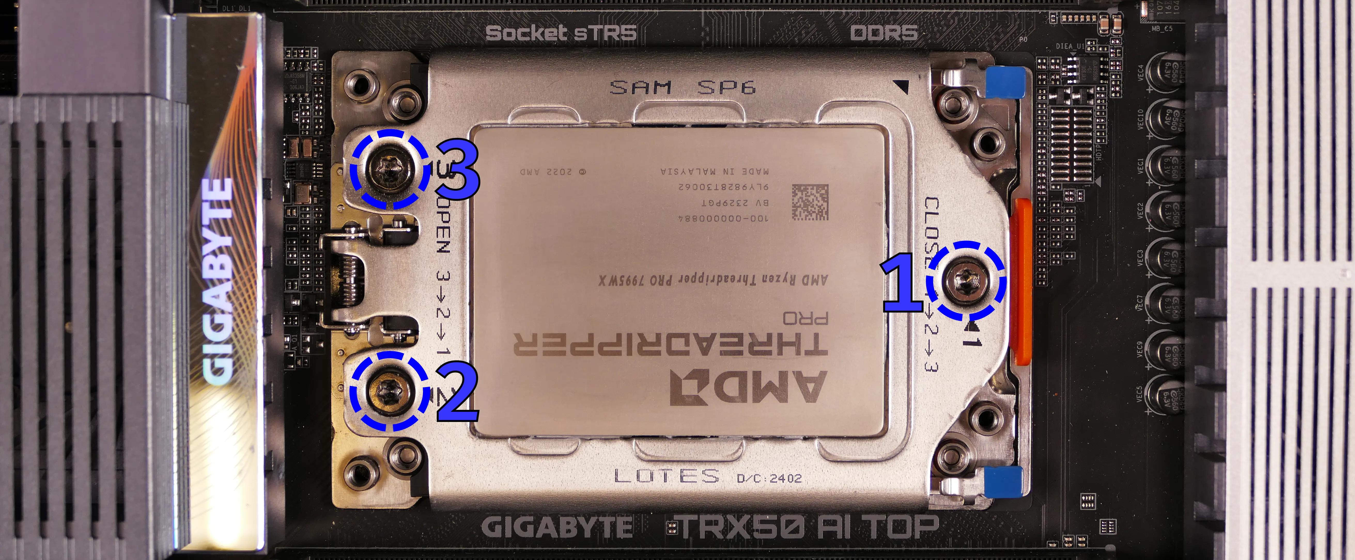 CPU Torx screws