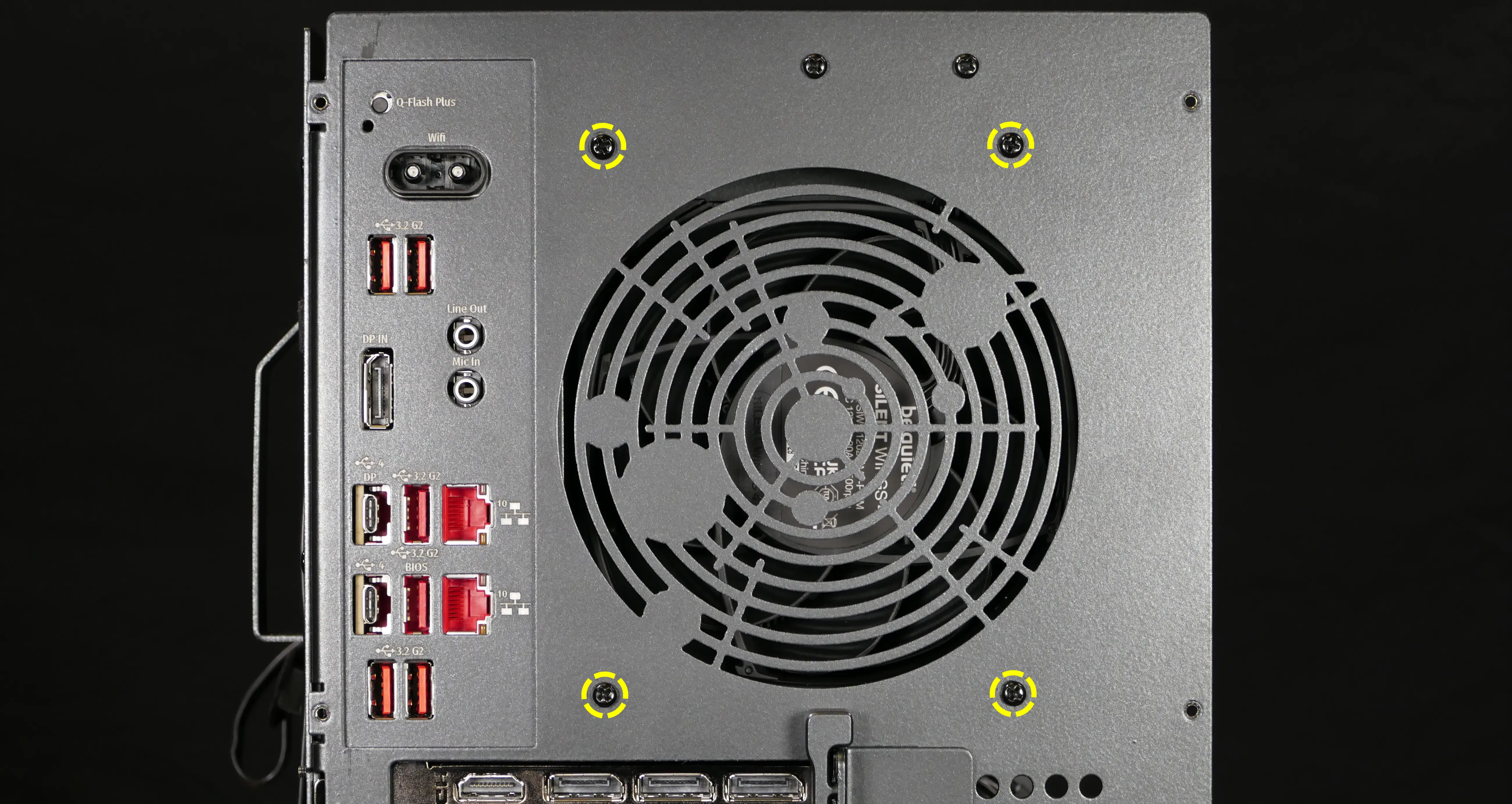 CPU duct screws