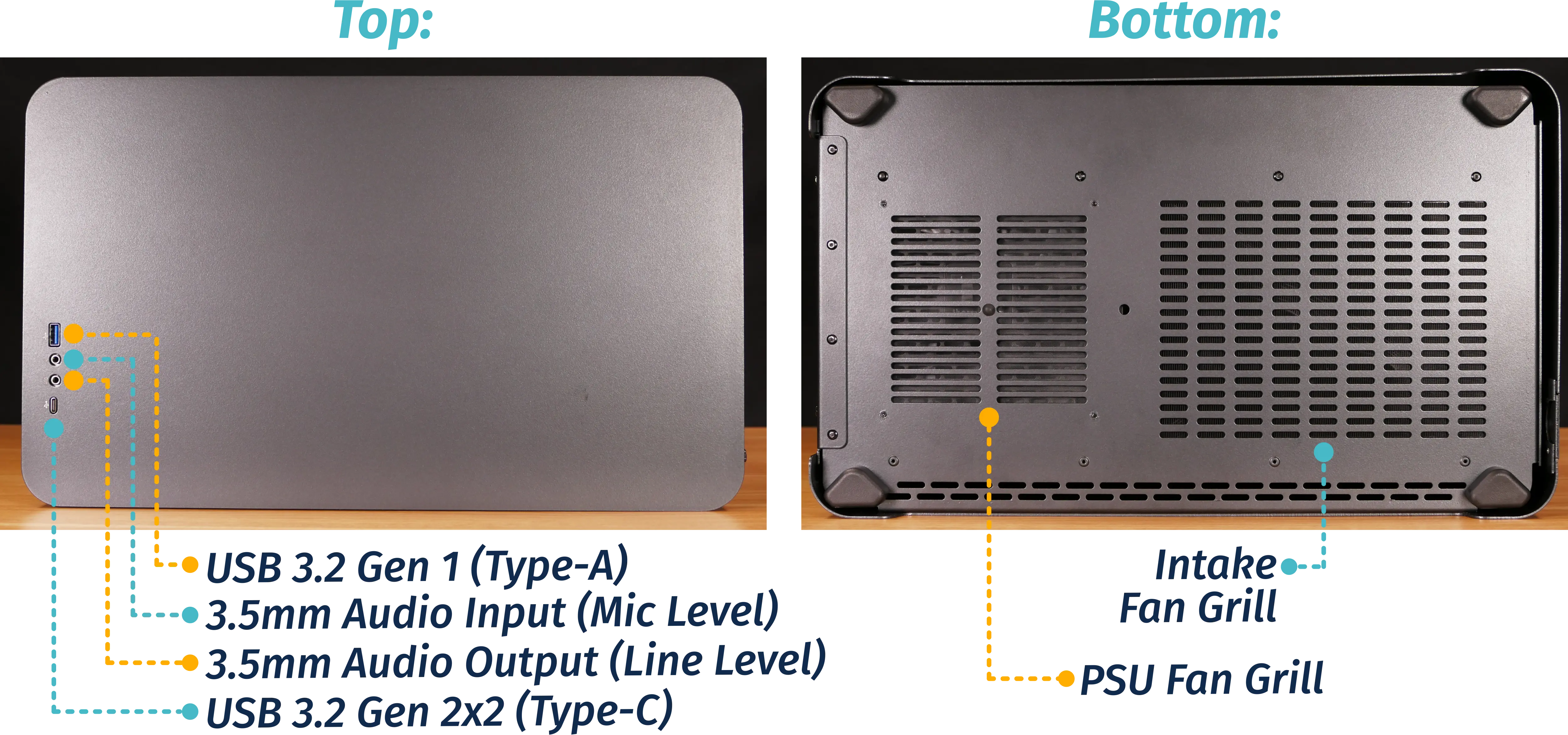 Top & Bottom View