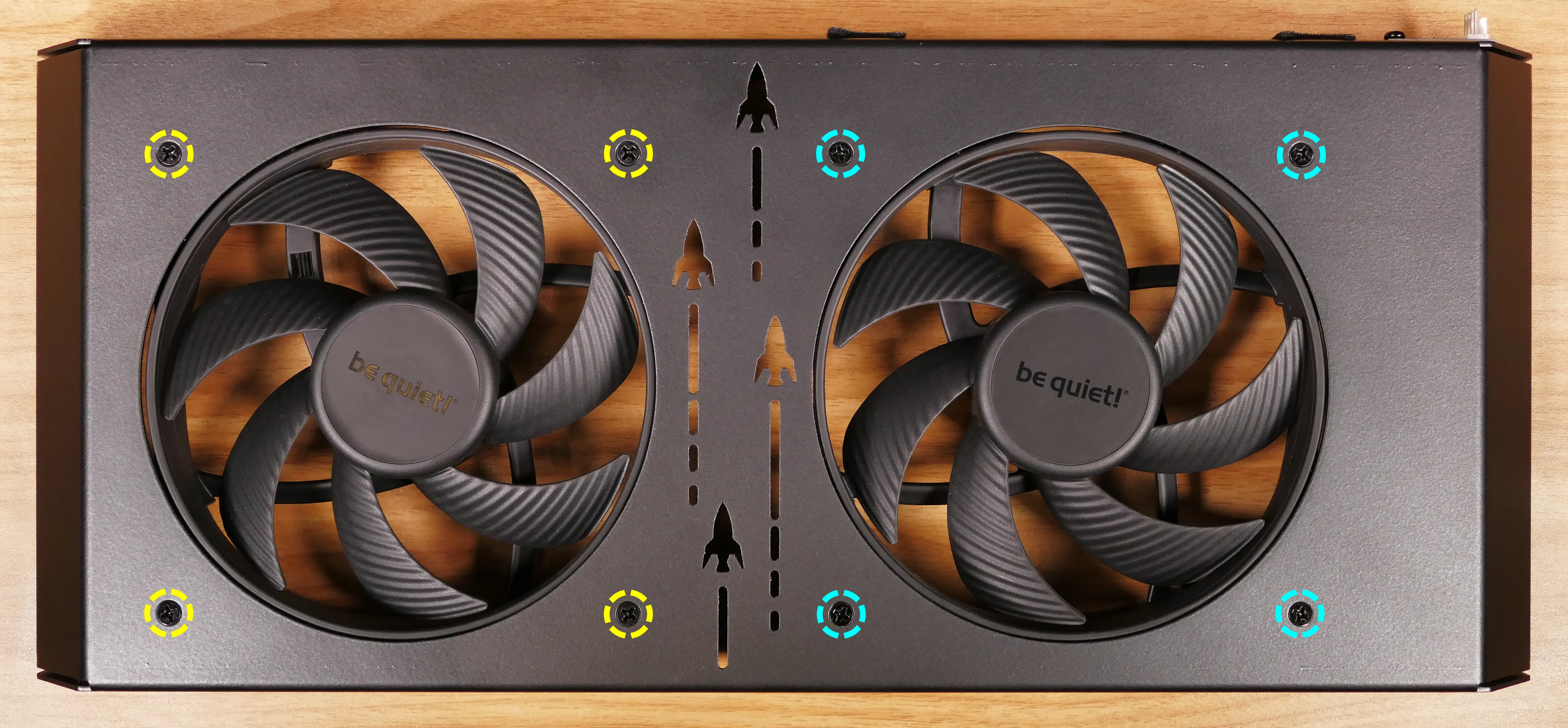 Side fan screws