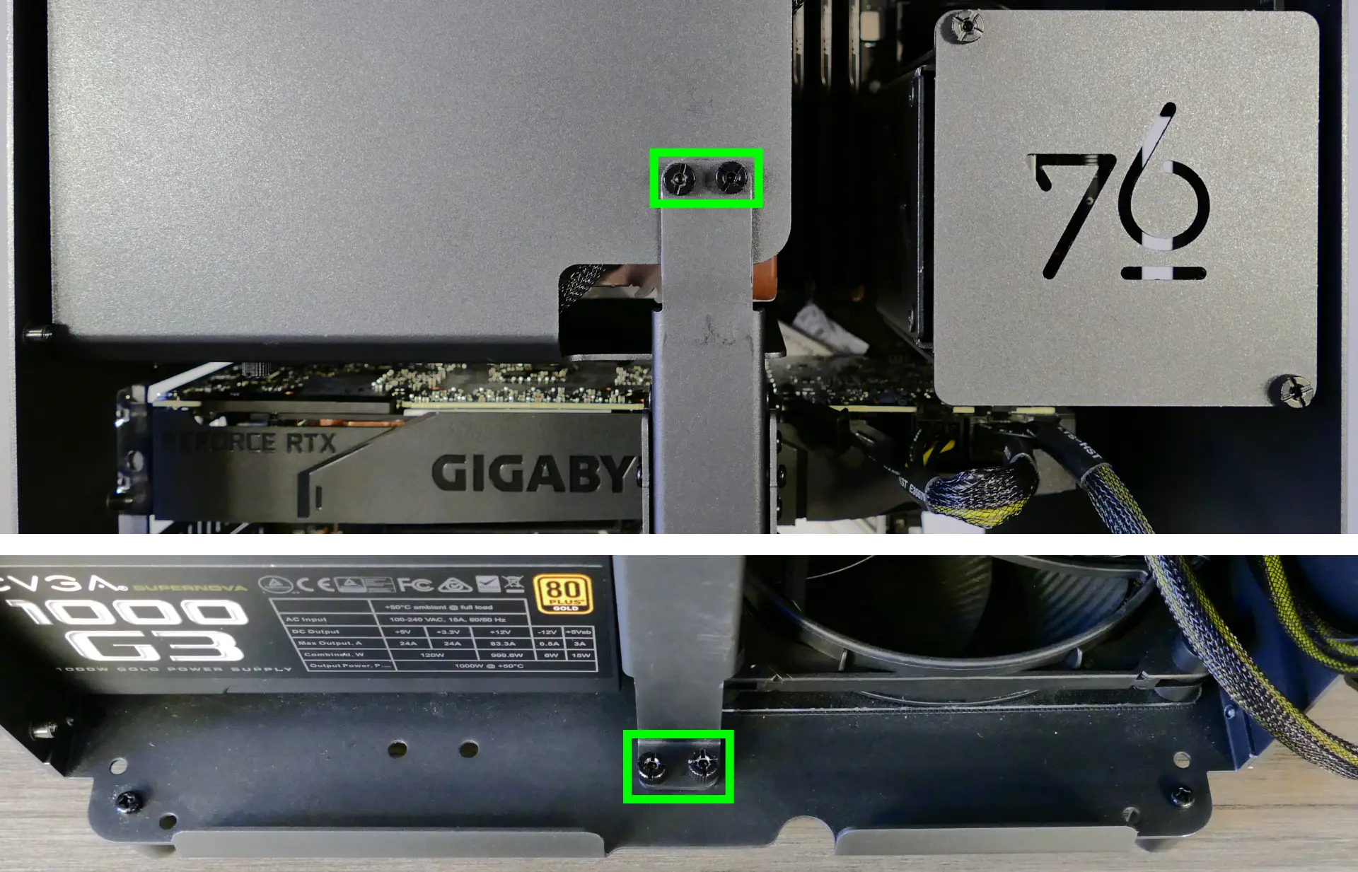 GPU brace screws