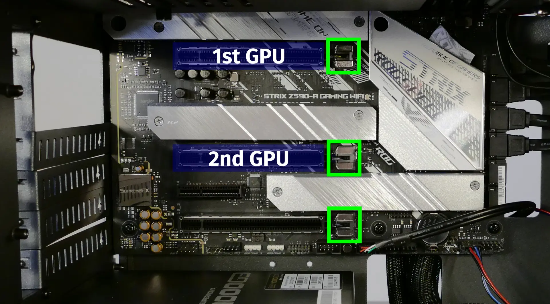 GPU order & PCIe latches