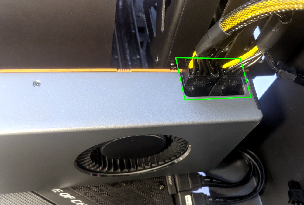 GPU power connections