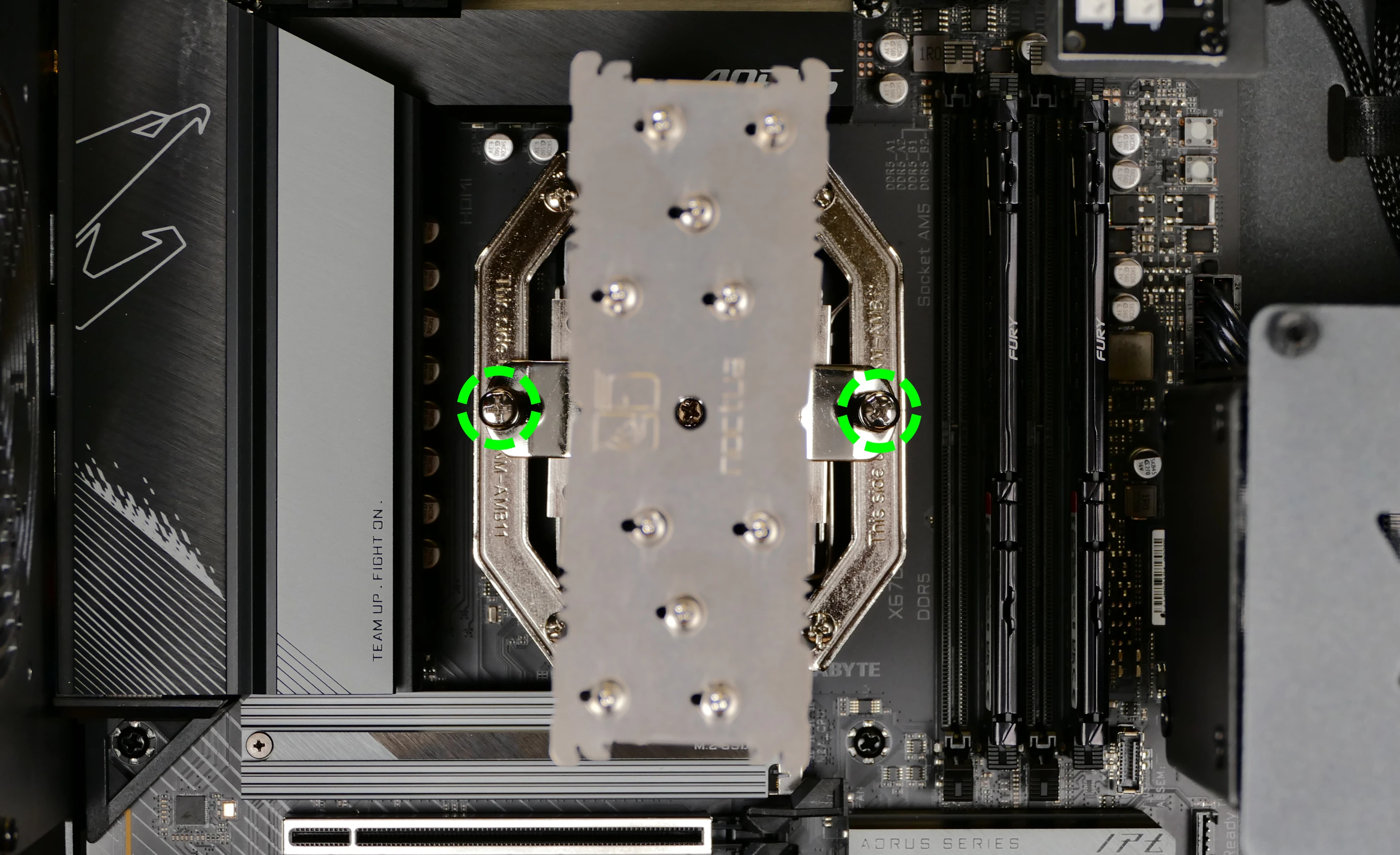 CPU cooler screws