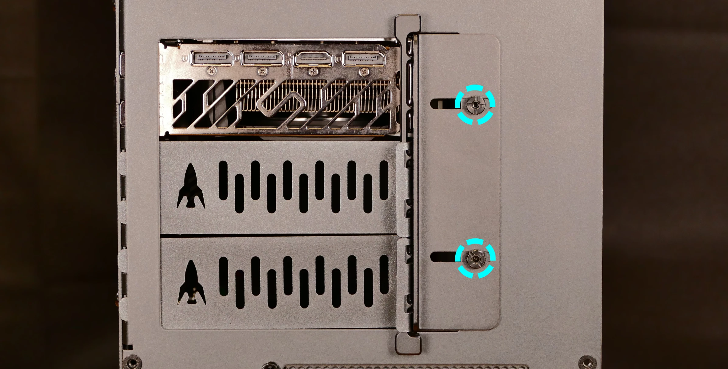 PCIe bracket screws