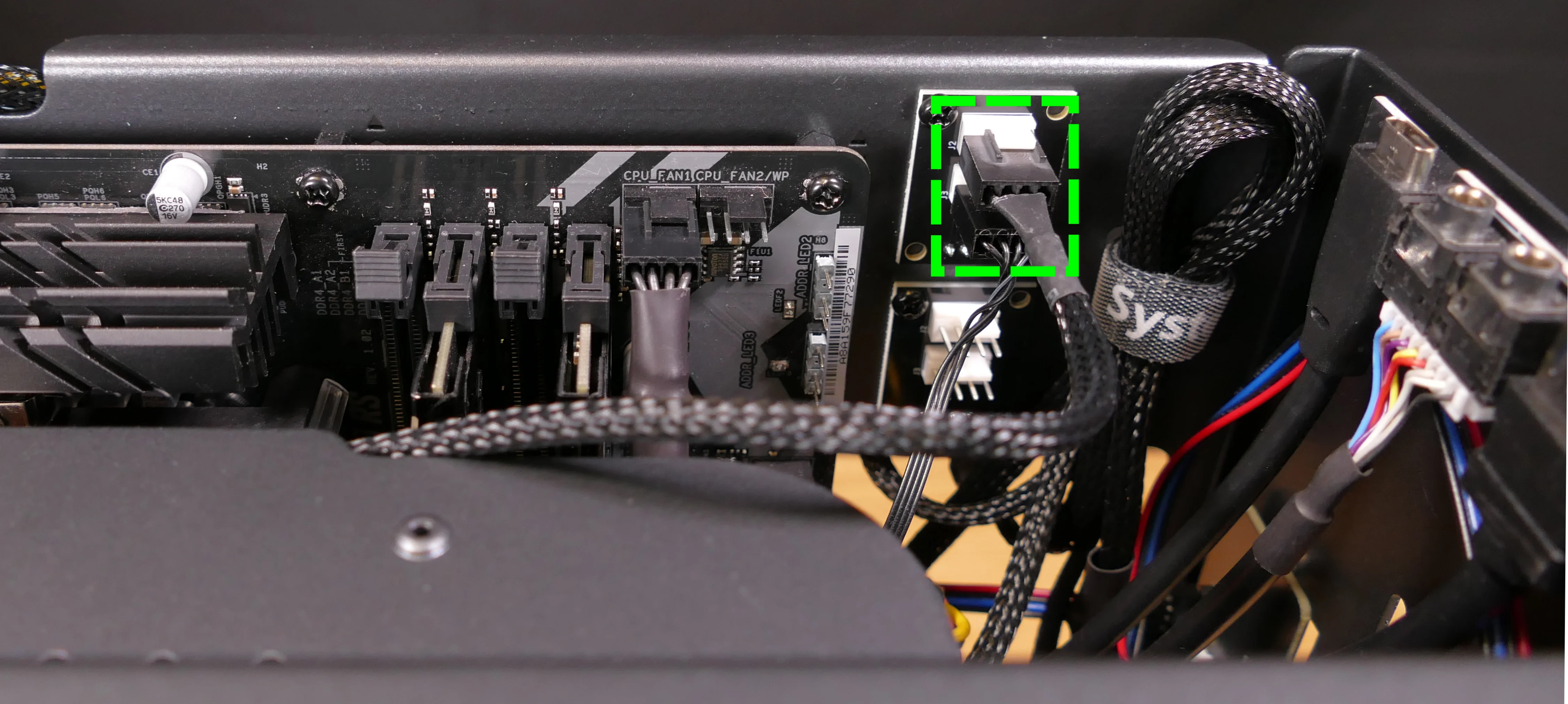 CPU fan connectors